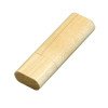 Флешка эргономичной прямоугольной формы, с округленными краями, дерево, 32 Гб, натуральный