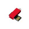 Флешка с мини чипом, минимальный размер, цветной  корпус, 16 Гб, красный