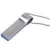 USB 3.0-флешка на 64 Гб с мини чипом, компактный дизайн, боковое отверстие для цепочки