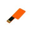 USB-флешка на 32 Гб в виде пластиковой карточки, оранжевый USB-флешка на 32 Гб в виде пластиковой карточки, оранжевый