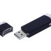 Флешка 3.0 промо прямоугольной классической формы, 32 Гб, черный