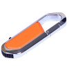 Флешка в виде карабина, 8 Гб, оранжевый/серебристый