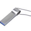 USB 2.0-флешка на 8 Гб с мини чипом, компактный дизайн, боковое отверстие для цепочки