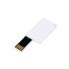 USB-флешка на 8 Гб в виде пластиковой карточки, белый USB-флешка на 8 Гб в виде пластиковой карточки, белый