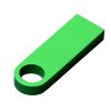USB 2.0-флешка на 64 Гб с мини чипом и круглым отверстием, зеленый USB 2.0-флешка на 64 Гб с мини чипом и круглым отверстием, зеленый