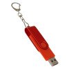 USB-флешка на 32 Гб 2 в 1 поворотный механизм, c дополнительным разъемом Type-C с одноцветным металлическим клипом, красный USB-флешка на 32 Гб 2 в 1 поворотный механизм, c дополнительным разъемом Type-C с одноцветным металлическим клипом, красный