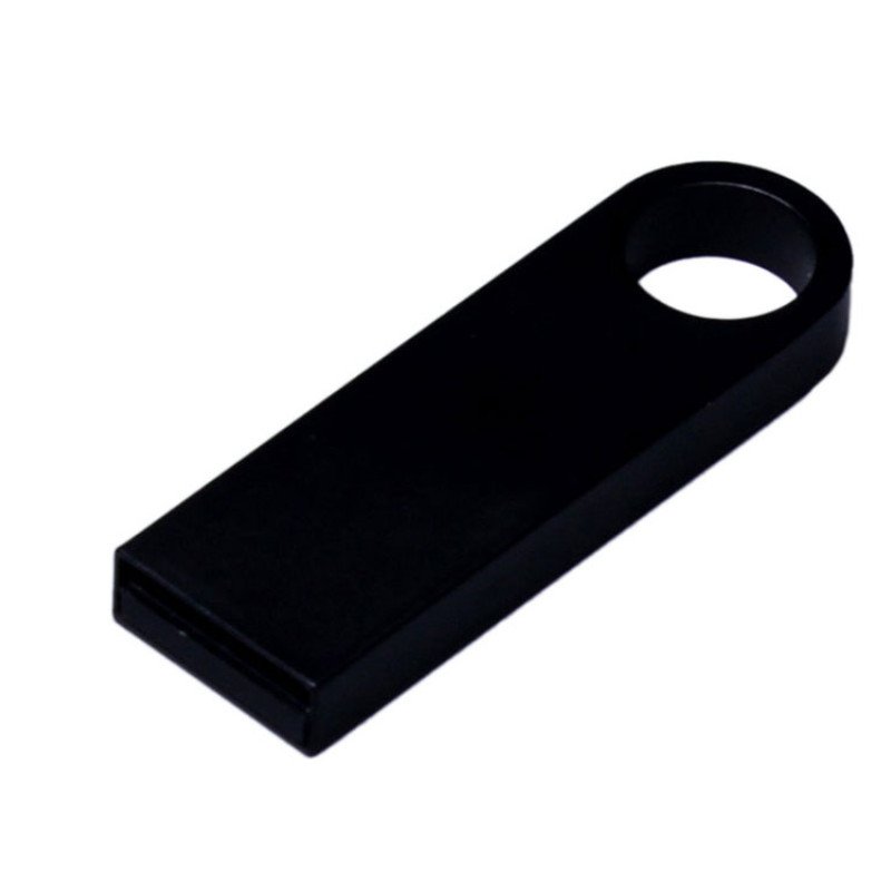 USB 3.0-флешка на 64 Гб с мини чипом и круглым отверстием, черный USB 3.0-флешка на 64 Гб с мини чипом и круглым отверстием, черный