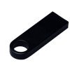 USB 2.0-флешка на 8 Гб с мини чипом и круглым отверстием, черный USB 2.0-флешка на 8 Гб с мини чипом и круглым отверстием, черный