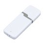 Флешка промо прямоугольной формы c оригинальным колпачком, 32 Гб, белый