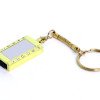 USB-флешка на 8 Гб в виде "Кулона" с кристаллами, мини чип, золотой
