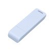 Флешка прямоугольной формы, оригинальный дизайн, двухцветный корпус, 16 Гб, белый