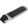 Флешка 3.0 с массивным классическим корпусом, 32 Гб, черный/серебристый