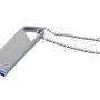 USB 2.0-флешка на 4 Гб с мини чипом, компактный дизайн, отверстие треугольной формы для цепочки