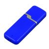 Флешка промо прямоугольной формы c оригинальным колпачком, 32 Гб, синий
