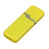 Флешка промо прямоугольной формы c оригинальным колпачком, 32 Гб, желтый