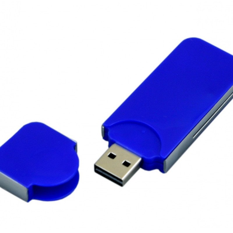USB-флешка на 16 Гб в стиле I-phone, прямоугольнй формы, синий USB-флешка на 16 Гб в стиле I-phone, прямоугольнй формы, синий