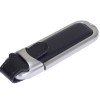 Флешка с массивным классическим корпусом, 32 Гб, черный/серебристый