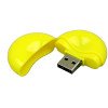 Флешка промо круглой формы, 8 Гб, желтый