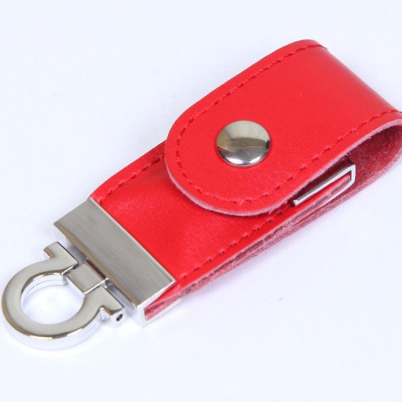 USB-флешка на 32 Гб в виде брелка, красный USB-флешка на 32 Гб в виде брелка, красный