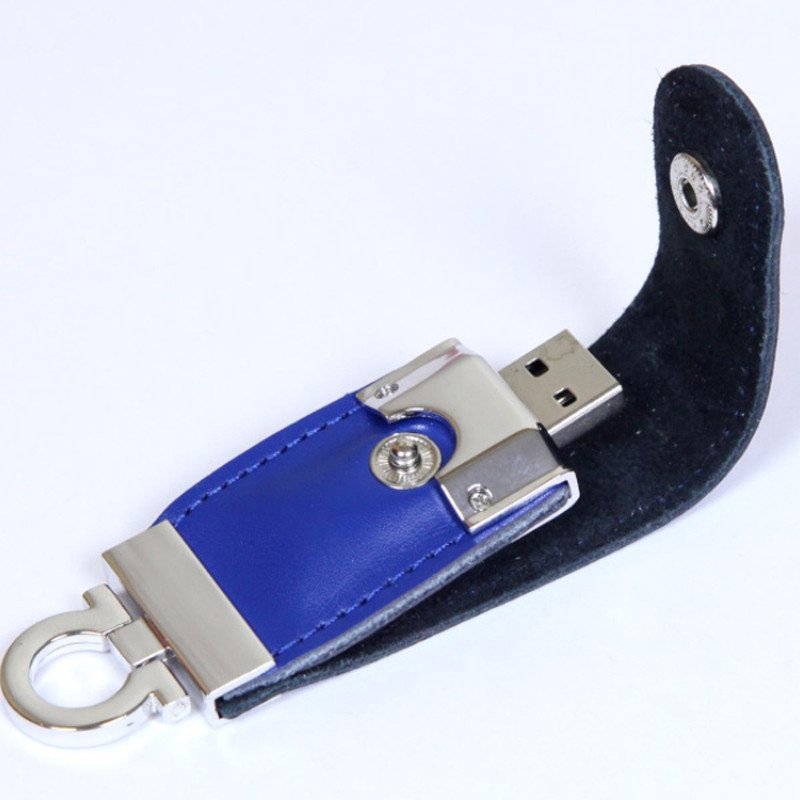 USB-флешка на 16 Гб в виде брелка, синий USB-флешка на 16 Гб в виде брелка, синий