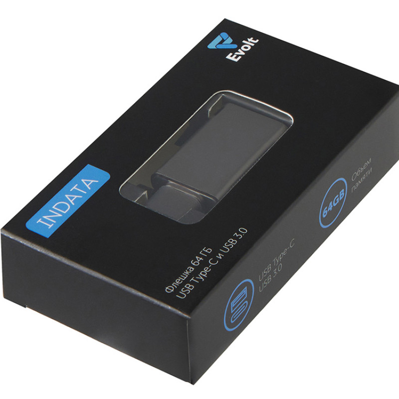 Флешка 64 ГБ USB Type-C 3.0 «Индата»
