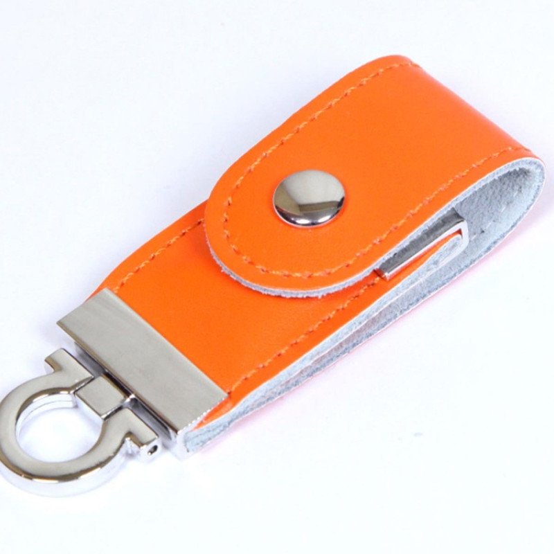 USB-флешка на 16 Гб в виде брелка, оранжевый USB-флешка на 16 Гб в виде брелка, оранжевый