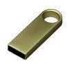 USB 2.0-флешка на 128 Гб с мини чипом и круглым отверстием, золотистый USB 2.0-флешка на 128 Гб с мини чипом и круглым отверстием, золотистый