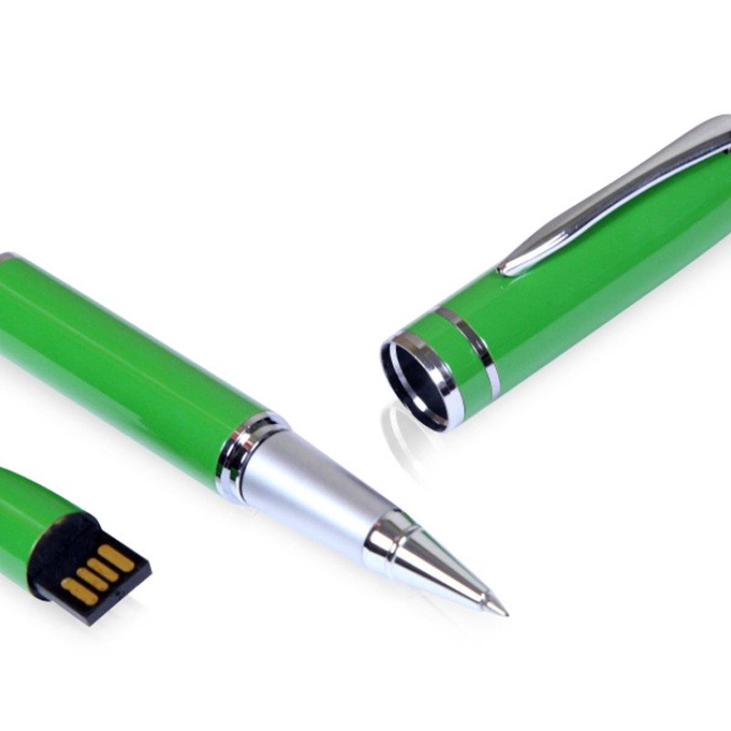 USB-флешка на 16 Гб в виде ручки с мини чипом, зеленый USB-флешка на 16 Гб в виде ручки с мини чипом, зеленый