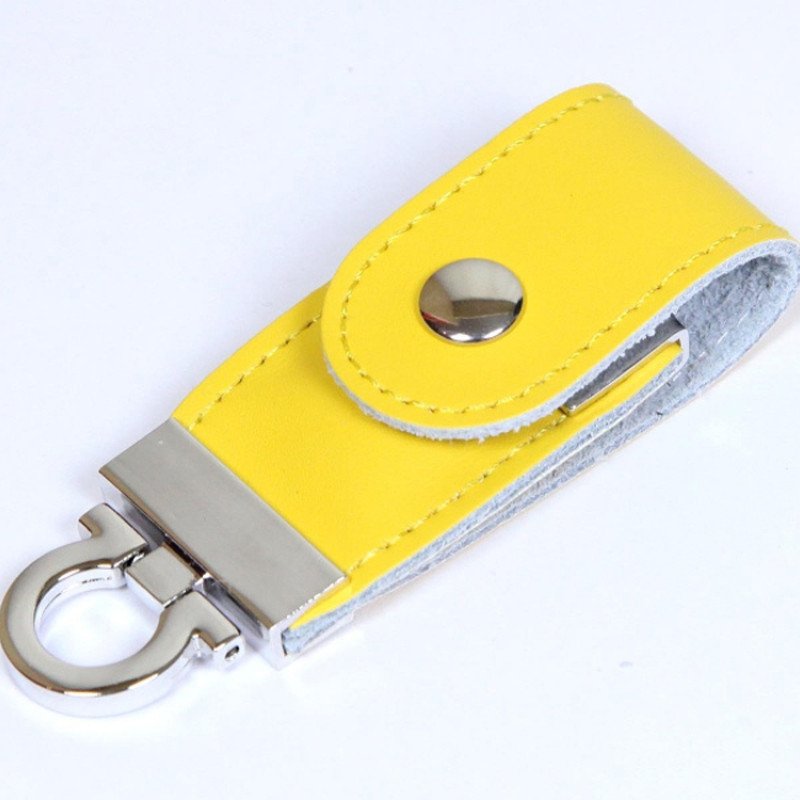 USB-флешка на 32 Гб в виде брелка, желтый USB-флешка на 32 Гб в виде брелка, желтый