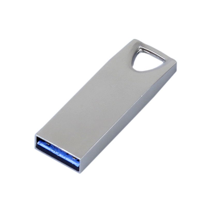 USB 2.0-флешка на 128 Гб с мини чипом, компактный дизайн, стильное отверстие для цепочки