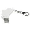 Флешка USB 2.0 Варуна на 128 ГБ, крапчатый белый Флешка USB 2.0 Варуна на 128 ГБ, крапчатый белый