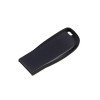 Флешка с мини чипом, компактный дизайн с овальным отверстием, 64 Гб, антрацит