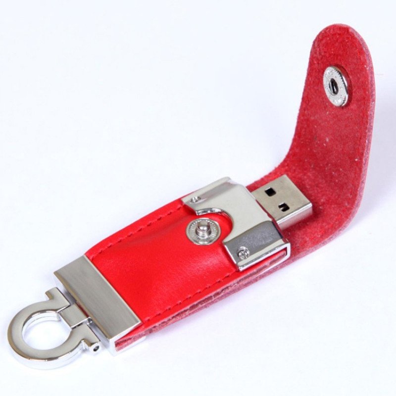 USB-флешка на 32 Гб в виде брелка, красный USB-флешка на 32 Гб в виде брелка, красный