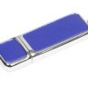 Флешка компактной формы, 16 Гб, синий/серебристый