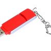 Флешка промо прямоугольной формы, выдвижной механизм, 32 Гб, красный
