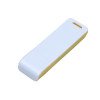 Флешка 3.0 прямоугольной формы, оригинальный дизайн, двухцветный корпус, 64 Гб, желтый/белый