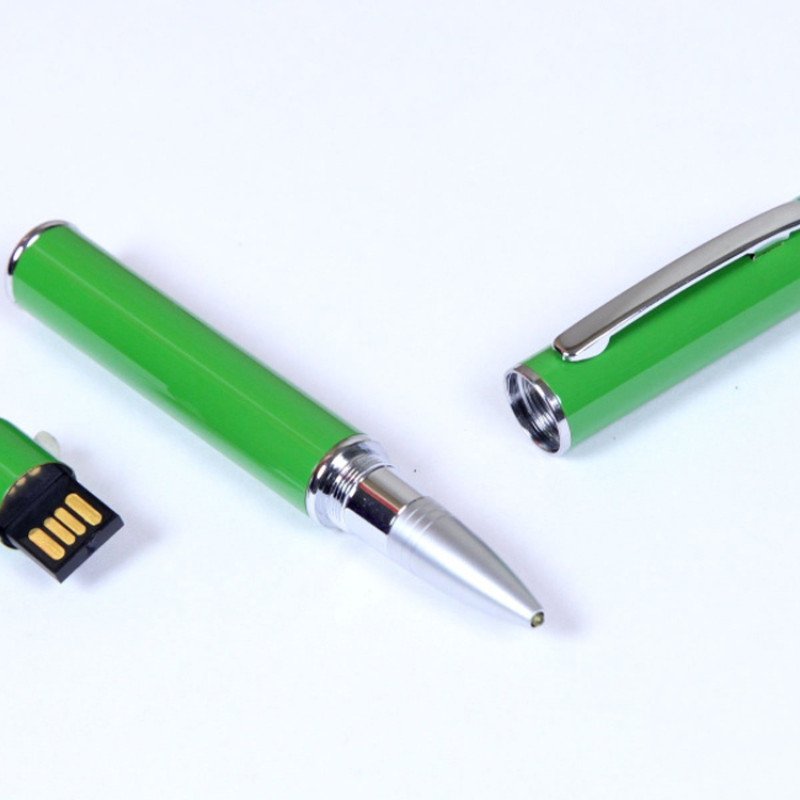USB-флешка на 16 Гб в виде ручки с мини чипом, зеленый USB-флешка на 16 Гб в виде ручки с мини чипом, зеленый