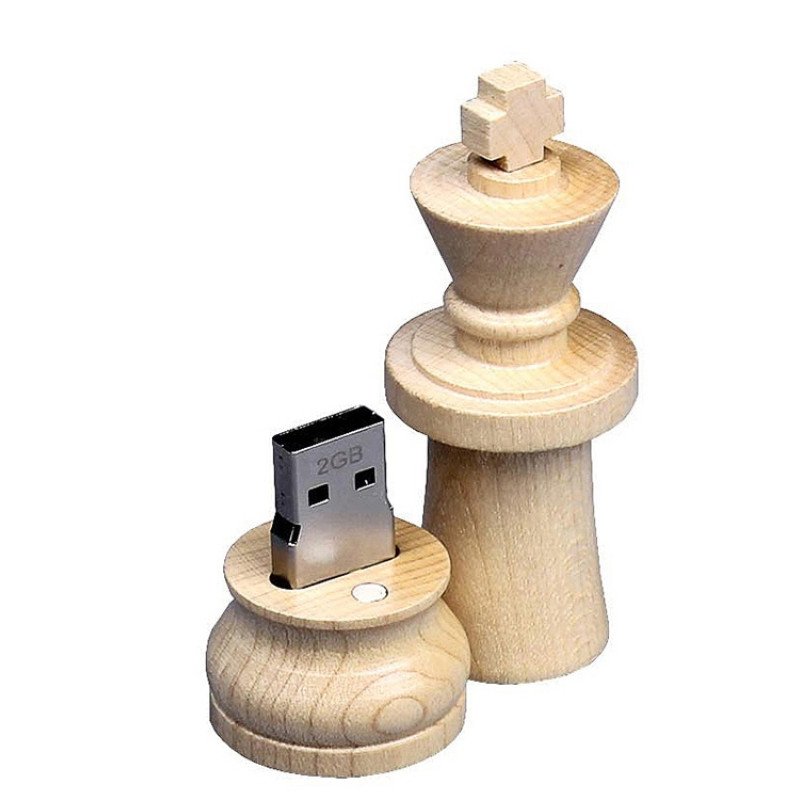 Флешка Ферзь на 32 Гб, натуральный