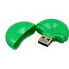 Флешка промо круглой формы, 8 Гб, зеленый