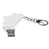 Флешка USB 2.0 Варуна на 32 ГБ, крапчатый белый