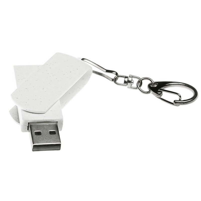 Флешка USB 2.0 Варуна на 32 ГБ, крапчатый белый