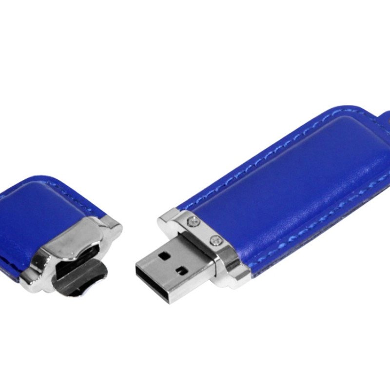 Флешка классической прямоугольной формы, 32 Гб, синий