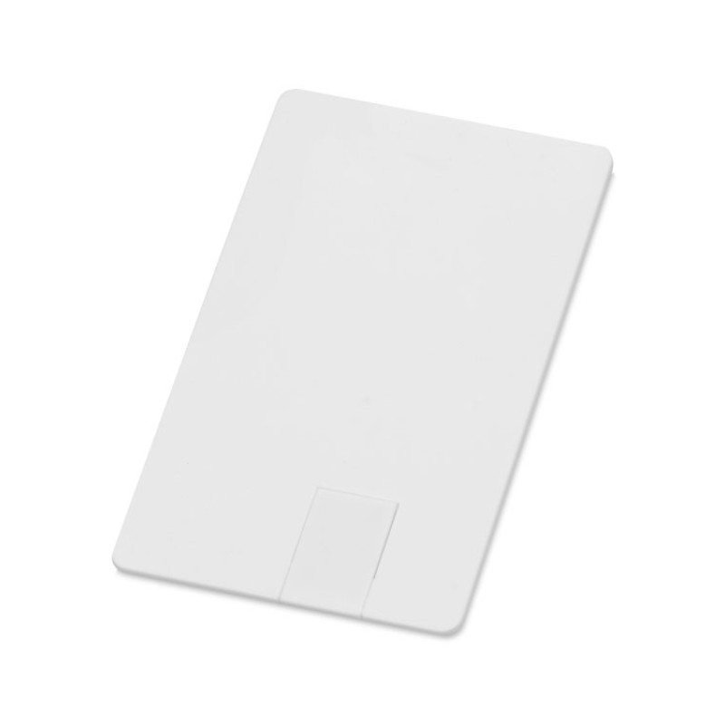 Флеш-карта USB 2.0 16 Gb в виде пластиковой карты "Card", белый