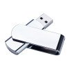 USB-флешка металлическая поворотная на 64 ГБ 3.0, глянец USB-флешка металлическая поворотная на 64 ГБ 3.0, глянец