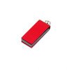 Флешка с мини чипом, минимальный размер, цветной  корпус, 16 Гб, красный