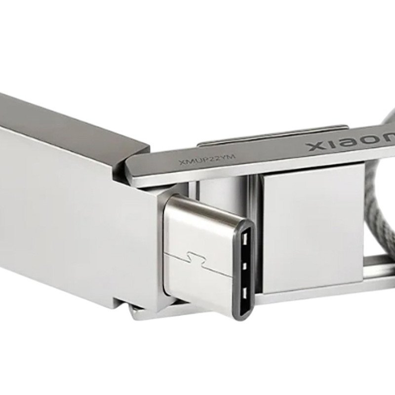 USB 3.0-флешка на 128 Гб с разъемами USB-A и Type-C, серебристый
