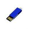 Флешка с мини чипом, минимальный размер, цветной  корпус, 16 Гб, синий