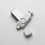 USB3.0/USB Type-C флешка на 16 Гб «Квебек C», белый