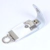 USB-флешка на 16 Гб в виде брелка, белый USB-флешка на 16 Гб в виде брелка, белый