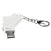 Флешка USB 2.0 Варуна на 16 ГБ, крапчатый белый